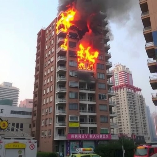 上海市徐汇区一住宅楼发生火灾 致2死(图4) 上海市徐汇区一住宅楼发生火灾 致2死(图4)