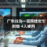 广东珠海一居民楼发生倒塌 4人被困(图3) 广东珠海一居民楼发生倒塌 4人被困(图3)