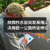 陕西柞水县突发暴雨山洪导致一公路桥梁垮塌 已致11人遇难(图3) 陕西柞水县突发暴雨山洪导致一公路桥梁垮塌 已致11人遇难(图3)