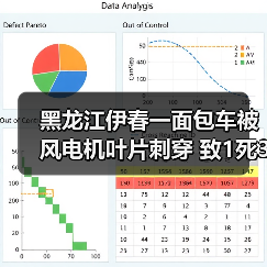黑龙江伊春一面包车被风电机叶片刺穿 致1死3伤（图3）