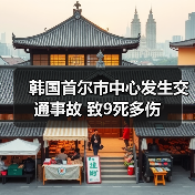韩国首尔市中心发生交通事故 致9死多伤(图4) 韩国首尔市中心发生交通事故 致9死多伤(图4)