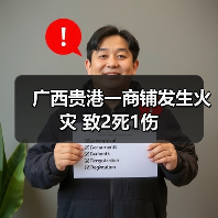 广西贵港一商铺发生火灾 致2死1伤(图2) 广西贵港一商铺发生火灾 致2死1伤(图2)
