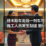 佳木斯车务段一列车与施工人员发生刮碰 致6死(图1) 佳木斯车务段一列车与施工人员发生刮碰 致6死(图1)