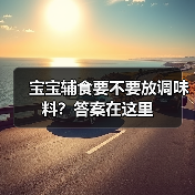 宝宝辅食要不要放调味料?答案在这里(图3) 宝宝辅食要不要放调味料?答案在这里(图3)