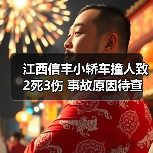 江西信丰小轿车撞人致2死3伤 事故原因待查（图4）