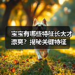 宝宝有哪些特征长大才漂亮?揭秘关键特征(图1) 宝宝有哪些特征长大才漂亮?揭秘关键特征(图1)