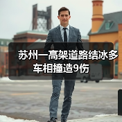 苏州一高架道路结冰多车相撞造9伤(图4) 苏州一高架道路结冰多车相撞造9伤(图4)