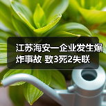 江苏海安一企业发生爆炸事故 致3死2失联（图1）