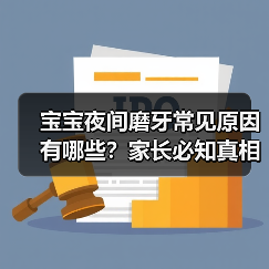 宝宝夜间磨牙常见原因有哪些?家长必知真相(图3) 宝宝夜间磨牙常见原因有哪些?家长必知真相(图3)