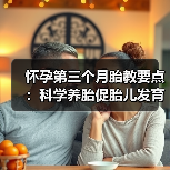 怀孕第三个月胎教要点:科学养胎促胎儿发育(图4) 怀孕第三个月胎教要点:科学养胎促胎儿发育(图4)