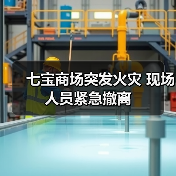 七宝商场突发火灾 现场人员紧急撤离(图2) 七宝商场突发火灾 现场人员紧急撤离(图2)