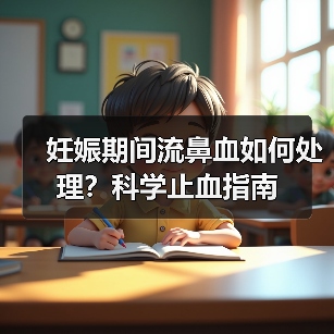 妊娠期间流鼻血如何处理?科学止血指南(图1) 妊娠期间流鼻血如何处理?科学止血指南(图1)
