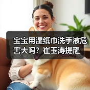 宝宝用湿纸巾洗手液危害大吗?崔玉涛提醒(图4) 宝宝用湿纸巾洗手液危害大吗?崔玉涛提醒(图4)