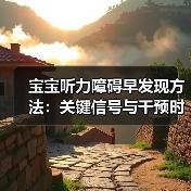 宝宝听力障碍早发现方法:关键信号与干预时机(图1) 宝宝听力障碍早发现方法:关键信号与干预时机(图1)