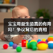 宝宝用益生菌真的有用吗?争议背后的真相(图3) 宝宝用益生菌真的有用吗?争议背后的真相(图3)