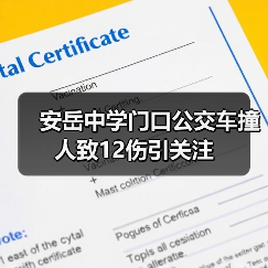 安岳中学门口公交车撞人致12伤引关注(图1) 安岳中学门口公交车撞人致12伤引关注(图1)