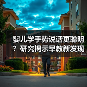 婴儿学手势说话更聪明?研究揭示早教新发现(图2) 婴儿学手势说话更聪明?研究揭示早教新发现(图2)