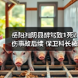 岳阳湘阴县醉驾致1死2伤事故后续 保卫科长被刑拘(图1) 岳阳湘阴县醉驾致1死2伤事故后续 保卫科长被刑拘(图1)