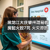 黑龙江大庆肇州简易板房起火致7死 火灾原因待查(图1) 黑龙江大庆肇州简易板房起火致7死 火灾原因待查(图1)