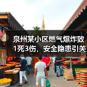 泉州某小区燃气爆炸致1死3伤,安全隐患引关注(图1) 泉州某小区燃气爆炸致1死3伤,安全隐患引关注(图1)