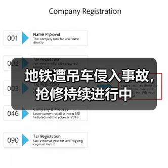 地铁遭吊车侵入事故,抢修持续进行中(图1) 地铁遭吊车侵入事故,抢修持续进行中(图1)