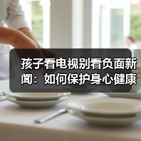 孩子看电视别看负面新闻：如何保护身心健康？（图1）