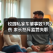 校园私家车肇事致1死2伤 家长怒斥监管失职(图1) 校园私家车肇事致1死2伤 家长怒斥监管失职(图1)